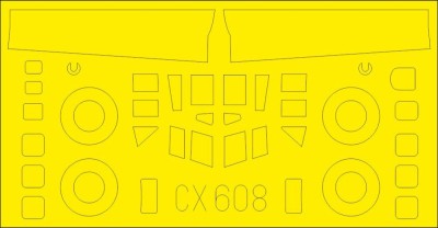 Eduard CX608 Mask Ki-54c (SP.HOB.) Mask