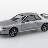 Aoshima 63569 NISSAN R32 Skyline GT-R(Spark Silver), SNAP KIT (сборка без клея) 1/32