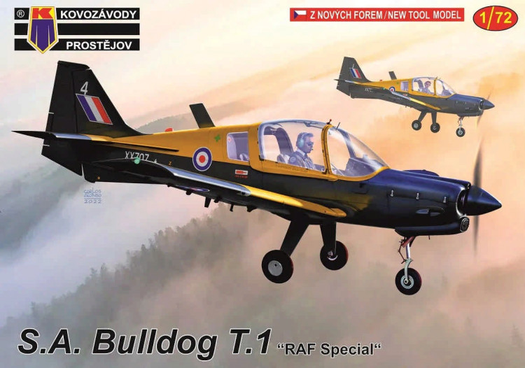 Kovozavody Prostejov 72299 S.A. Bulldog T.1 'RAF Special' (3x camo) 1/72