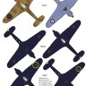 Aims AIMS32P043 PR Hawker Hurricane conversion for Revell Mk.IIB kit but also with one option for a Mk.I kit and one option for a Mk.IIC kit 1/32
