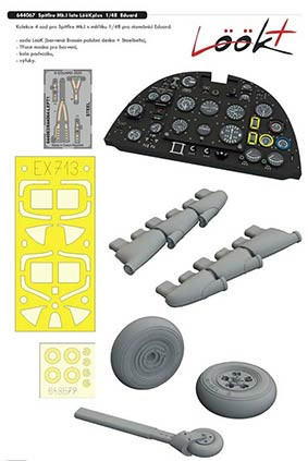 Eduard 644067 BRASSIN 1/48 Spitfire Mk.I late Lookplus (EDU)