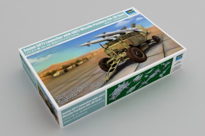 Trumpeter 02354 Колесная пусковая установка &quot;Печора&quot; 5П71 с ракетой 5В27 1/35