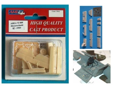 AML AMLA72008 Messeschmitt Bf-109D-1 Detail Set 1/72