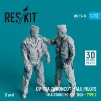 Reskit F72034 OV-10A 'Bronco' male pilots standing Type 2 1/72