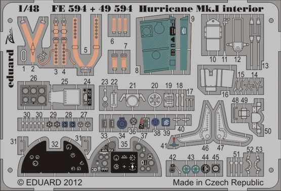 Eduard 49594 Hurricane Mk.I S.A. 1/48