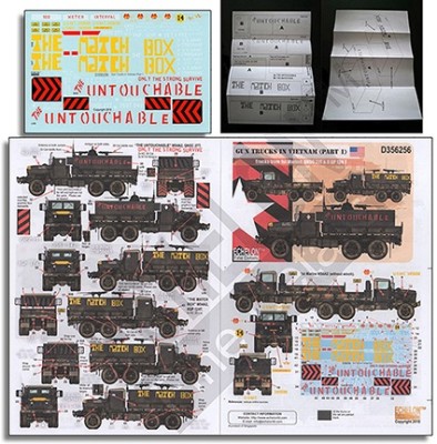 Echelon FD D356256 Gun Trucks in Vietnam (Part 1) [M54 5ton 6x6 Cargo Truck] 1/35