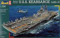 Revell 05110 Десантный корабль U.S.S. Kearsarge (LHD-3), американский 1/700