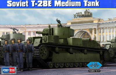 Hobby Boss 83854 Советский танк Т-28Э (с доп. бронированием) 1/35