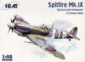 ICM 48061 Спитфайр Mk. IX, британский истребитель ІІ Мировой войны 1/48