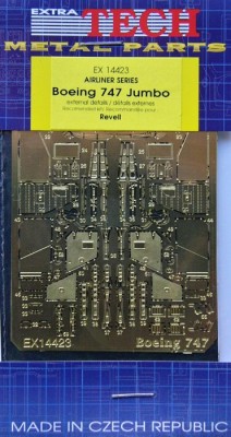 Extratexh EXTE14423 Boeing 747 Jumbo - External details (REV) 1:144