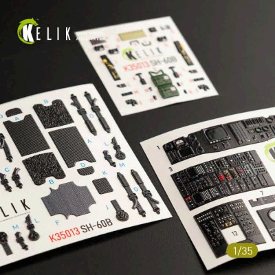 Reskit K35013 SH-60B interior 3D (KITTYH) 1/35