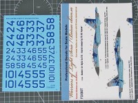 Foxbot Decals FBOT32004 Digital Sukhoi Su-27S Numbers (designed to be used with Trumpeter kits) 1/32