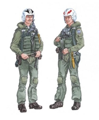 Plus model AL4018 F-4 Phantom crew. / Posdka F-4 Phantom 1:48