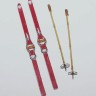 Plus model EL040 Skis with sticks 1:35