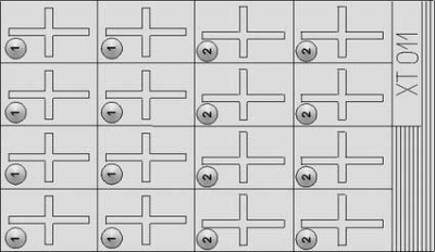 Eduard XT011 Jerry Can Crosses