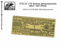 SG Modelling f72119 Набор деталировки МАЗ-543 (ФТД) 1/72