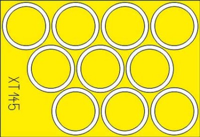 Eduard XT145 M-551 wheel masks 1/35 ACA