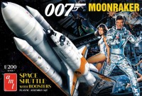 AMT 1208 JAMES BOND MOONRAKER SHUTTLE with BOOSTERS 1/200