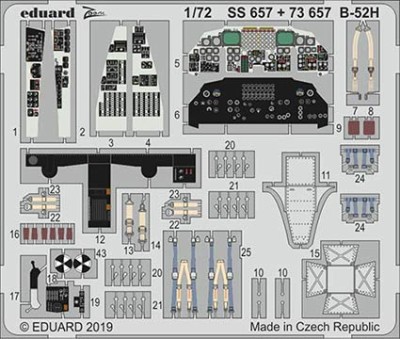 Eduard SS657 1/72 B-52H (MODELLC.)