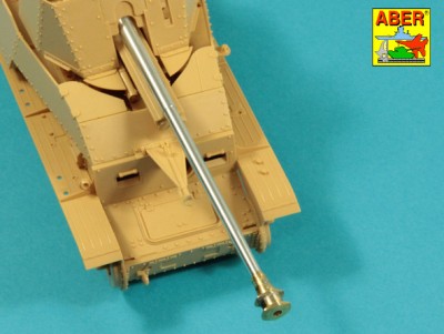 Aber 35 L-168 Barrel 76,2mm Pak 36(r) for German Tank Destroyer Marder III (Sd.Kfz.139) (designed to be used with Tamiya kits) 1/35