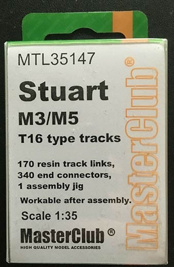 Master Club MTL-35147 Tracks for M3/M5 Stuart T16 1/35