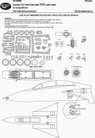 New Ware M0938 Mask F-14A Tomcat (late) BASIC (TAM 61122) 1/48