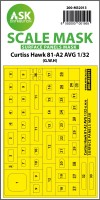 Art Scale 200-M32013 Curtiss Hawk 81-A2 AVG surface panels masks 1/32
