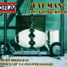 Kora Model 4808 'Fat Man' US Atomic bomb+transp.undercar. 1/48