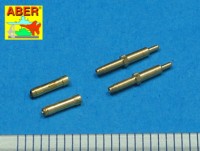 Aber A48010 Set of 2 barrels for German aircraft 30mm machine cannons Mk.108 with blast tube 1/48