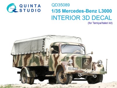 Quinta Studio QD35089 Mercedes-Benz L3000 (Tamiya/Italeri) 1/35