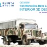 Quinta Studio QD35089 Mercedes-Benz L3000 (Tamiya/Italeri) 3D Декаль интерьера кабины 1/35