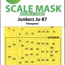 Art Scale 200-M48016 Junkers Ju-87D 'Stuka' wheels and canopy frame paint masks (inside & outside) 1/48