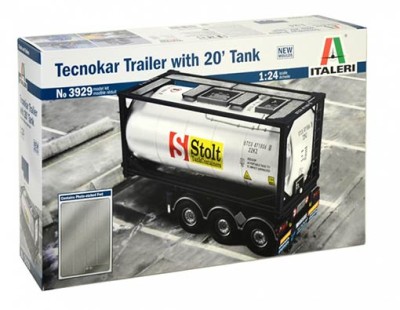 Italeri 03929 Прицеп TecnoKar 20 Tank Trailer 1/24