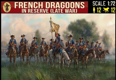 Strelets STR25272 French Late War Dragoons in Reserve. War of the Spanish Succession 1/72