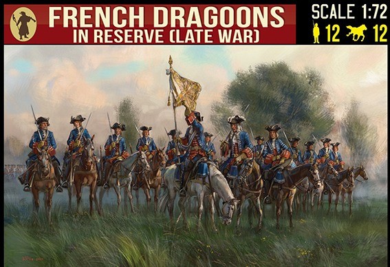 Strelets STR25272 French Late War Dragoons in Reserve. War of the Spanish Succession 1/72