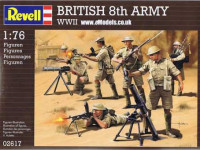 Revell 02617 Солдаты 8-я британская армия,2 МВ 1/76