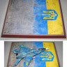 Dan Models 72251 подставка для модели ( тема Украина - авиация - подложка фото бетонка + флаг Украины ) размеры 180мм*280мм