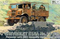 IBG Models 72013 Сhevrolet C15A No.13 Cab, Personnel Lorry (2H1 composite wood & steel body) 1/72