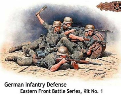 Master Box 35102 German Infantry Defence Eastern Front Battle Series Kit No.1 1/35
