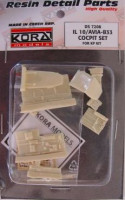 Kora Model DS7208 IL 10 / Avia B.33 Cockpit Set (for KP kit) 1/72