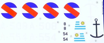 Lf Model C48155 Decals Grumman TBF Avenger over Uruguay Pt.1 1/48