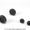 Armory ARAW72321 McDonnell F-101 Voodoo wheels with optional nose wheels & weighted tires/tyres 1/72