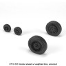 Armory ARAW72321 McDonnell F-101 Voodoo wheels with optional nose wheels & weighted tires/tyres 1/72