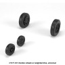 Armory ARAW72321 McDonnell F-101 Voodoo wheels with optional nose wheels & weighted tires/tyres 1/72