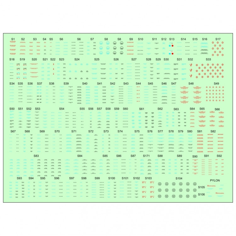 HGW 248012 STENCILS MiG-21 MF/BIS/SMT (CZ) 1/48