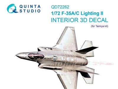 Quinta studio QD72262 F-35A/F-35С Lightning II (Tamiya) 1/72