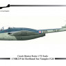 CZECHMASTER CMR-72219 1/72 de Havilland Sea Vampire F.20 (RNAF)