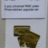REJI MODEL DECRJ1020 1/24 Universal Rally Monte Carlo plates (5 pcs.)
