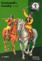 Waterloo 1815 WLAP033 CROMWELL'S CAVALRY 4 POSES FOR 12 HORSEMEN 1/72