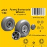 CMK SP4505 Fairey Barracuda Wheels (TRUMP) 1/48